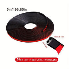 Car Door Seals Weatherstrips Rubber Sealing Strip Universal Auto Protector