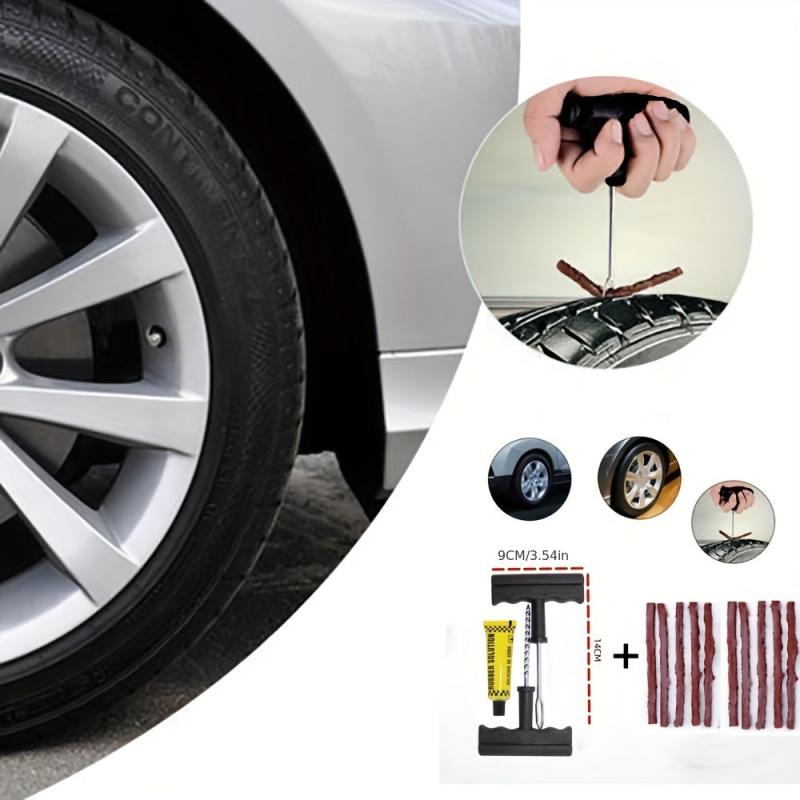 13pcs Tire Repair Tools Set Car Motorcycle Bicycle Tire Repair Auto Parts