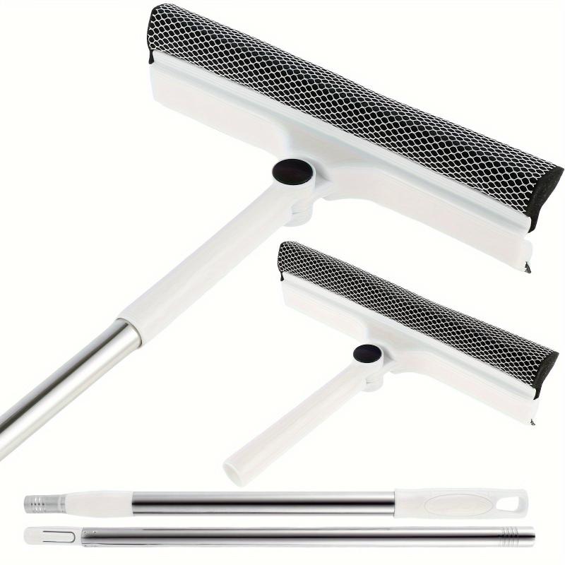 62cm Window Cleaner Squeegee 2 in 1 Extendable Poles