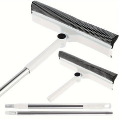62cm Window Cleaner Squeegee 2 in 1 Extendable Poles