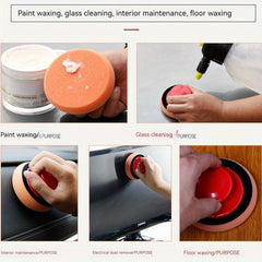 Car Waxing Sponge with Handle for Polishing and Waxing
