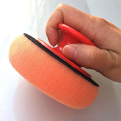 Car Waxing Sponge with Handle for Polishing and Waxing