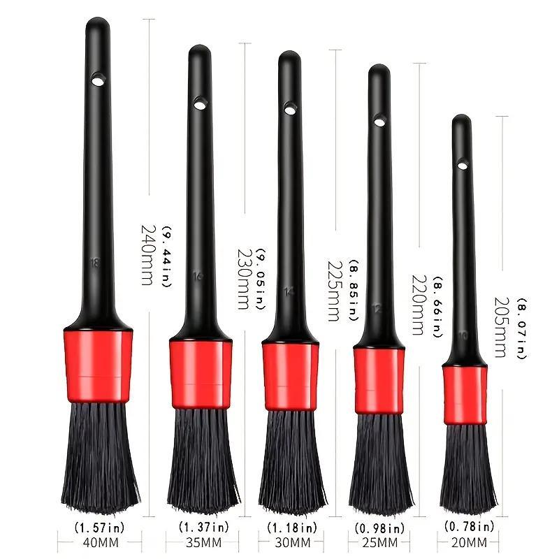 10Pcs Car Detail Brush Auto Cleaning Kit Engine Wheel Brushes Set