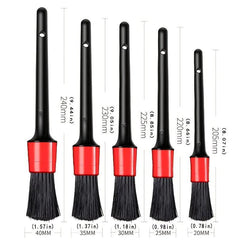 10Pcs Car Detail Brush Auto Cleaning Kit Engine Wheel Brushes Set