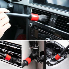 10Pcs Car Detail Brush Auto Cleaning Kit Engine Wheel Brushes Set