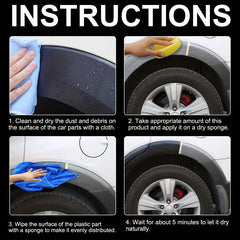 Plastic Repair Wax & Seat Cleaning Polish