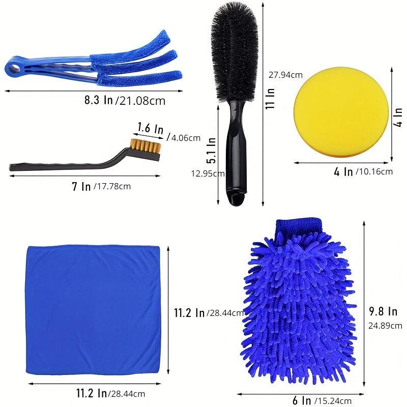 15pcs Car Outlet Detail Brush Set for Car Cleaning