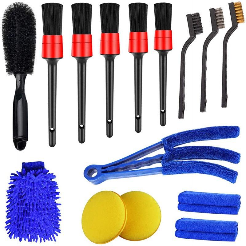 15pcs Car Outlet Detail Brush Set for Car Cleaning