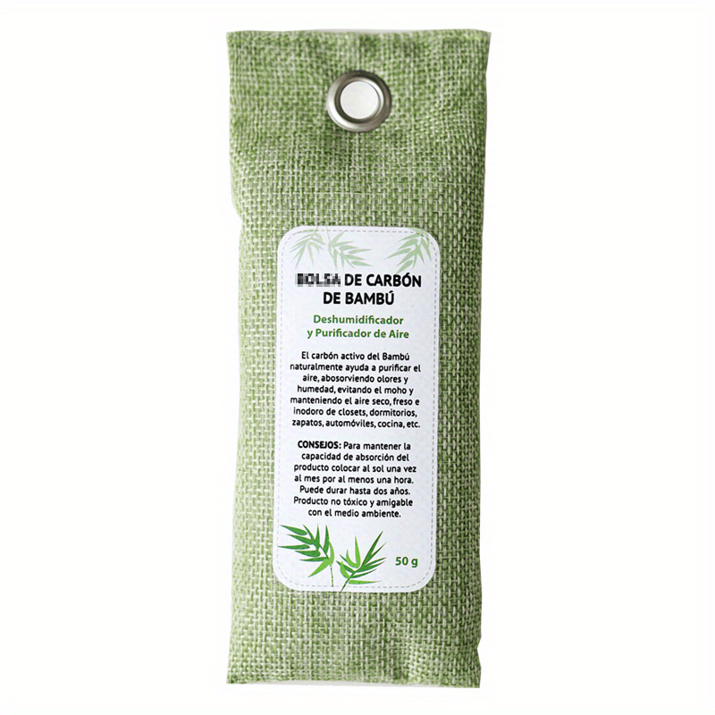 2Pcs Bamboo Charcoal Air Purification Bag - Natural Fresh Odor Absorber
