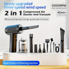 Wireless Car Vacuum Cleaner Rechargeable Handheld Vacuum