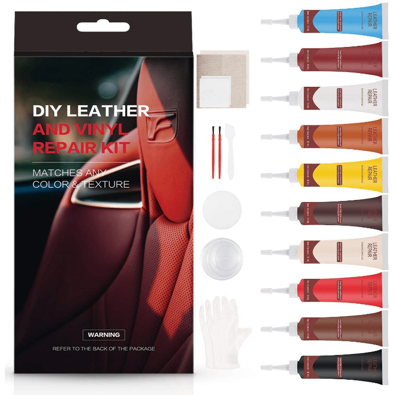 Leather Repair Kit Filling & Glue for Car Seat Sofa Artificial Leather