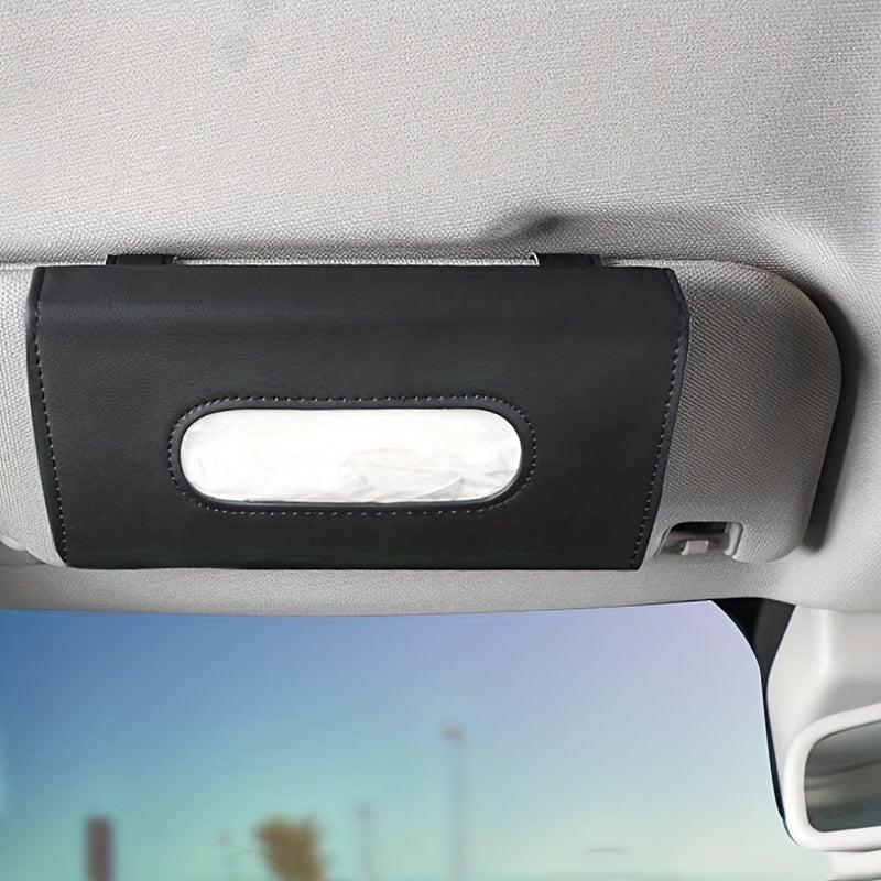 Car Tissue Box Sun Visor Draw Paper Bag