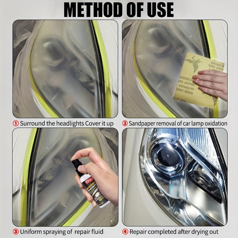 Headlight Repair Liquid for Motorcycles and Cars