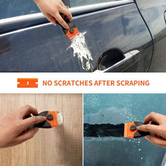 Plastic Blade Scraper Set - Car Wrap Window Glue Removal Tool