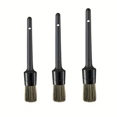 3-in-1 Car Detailing Brush Set - Interior, Air Outlet, Tire, Engine