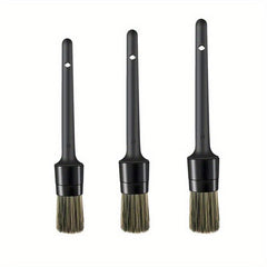 3-in-1 Car Detailing Brush Set - Interior, Air Outlet, Tire, Engine