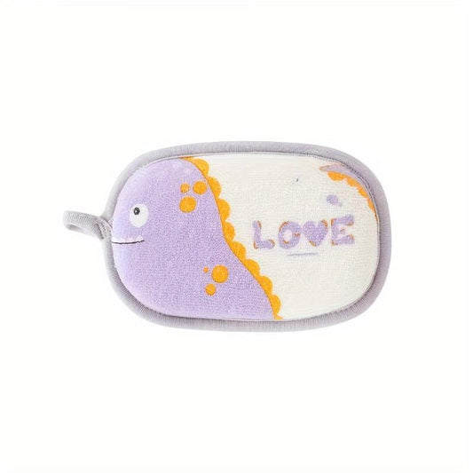 Car Wash Pad Soft Microfiber Scrubbing Sponge Car Interior Cleaning Tool