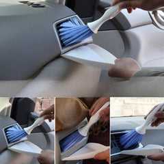 2pcs Car Air Outlet Brush Multifunctional Dust Removal Brush