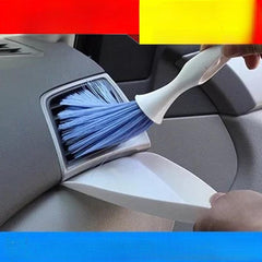 2pcs Car Air Outlet Brush Multifunctional Dust Removal Brush