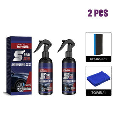Automobile Coating Spray Curing Decontamination Blackening Brightening Nano Coat