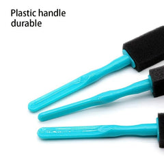 2pcs Mini Car Tuyere Brush Car Beauty Mesh Grille Cleaning Brush