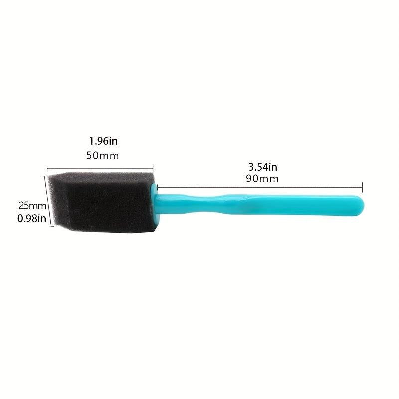 2pcs Mini Car Tuyere Brush Car Beauty Mesh Grille Cleaning Brush
