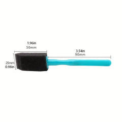 2pcs Mini Car Tuyere Brush Car Beauty Mesh Grille Cleaning Brush