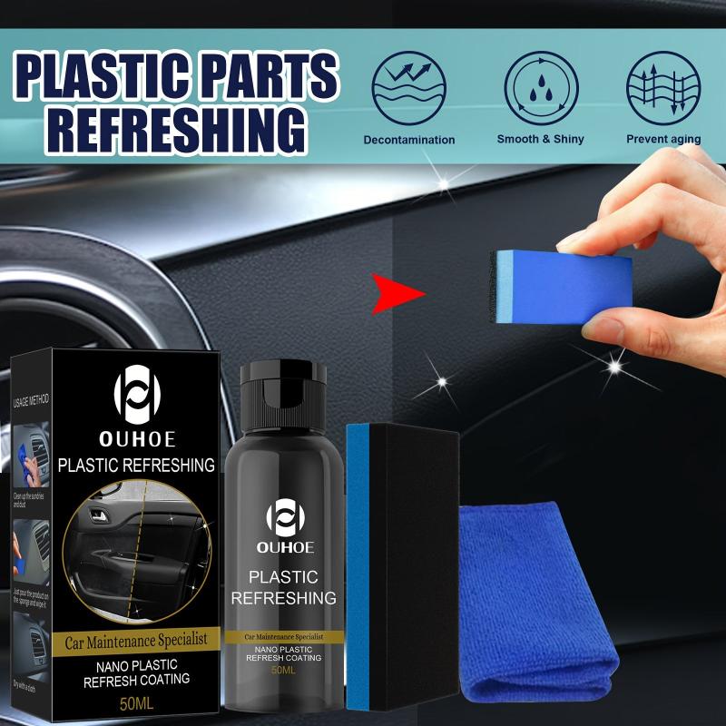 30ml 50ml Plastics Refreshing Coating Agent Car Refurbishment Cleaning Agent
