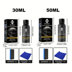 30ml 50ml Plastics Refreshing Coating Agent Car Refurbishment Cleaning Agent