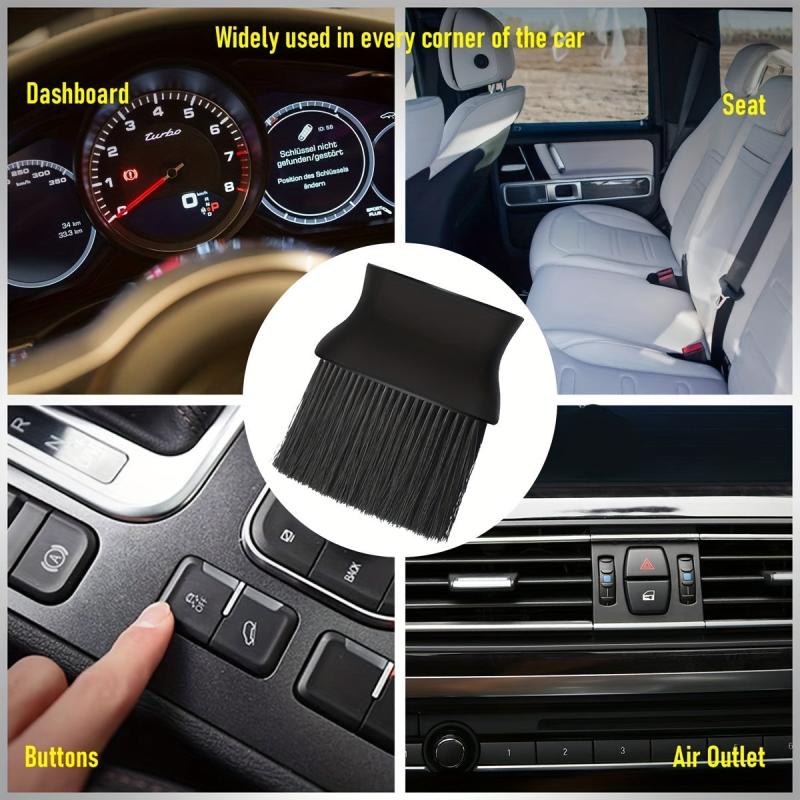 Car Detailing Brush Long Hair Wide Handle Auto Interior Cleaning Dust Removal