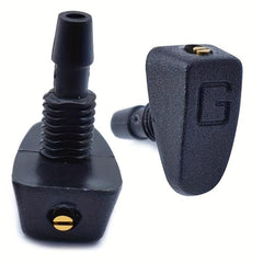 2pcs Front Windshield Wiper Nozzle Jet Sprayer Kits Sprinkler Water Fan