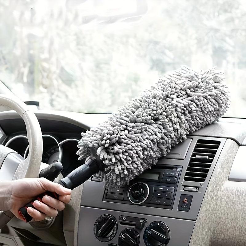Large Round Brush Retractable Car Sweeping Dust Duster Car Dust Removal