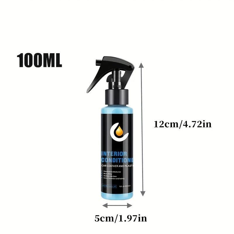 Car Interior Coating Plastic Leather Polish Refinisher 100ml