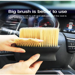 Car Interior Cleaning Dust Soft Bristle Brush Car Wash Tool Artifact