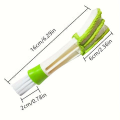 2 in 1 Car AC Vent Brush - Interior Dust Cleaner