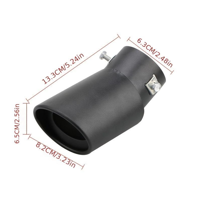 Universal Stainless Steel Exhaust Muffler 13 3x6 5 2x2 5in