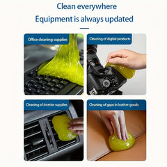 2pcs Car Cleaning Soft Glue - Dust Cleaning Mud for Car Air Vent and Gear Handle