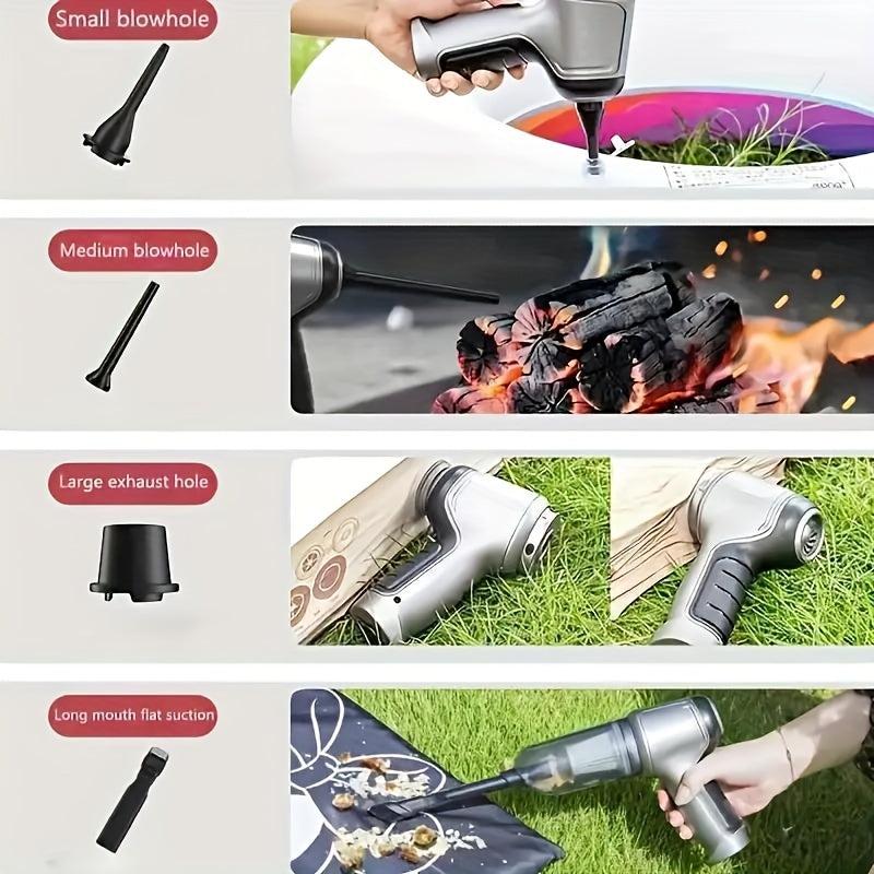 Car Vacuum Cleaner with 3-in-1 Suction & Blowing Functions