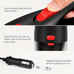 High Power Car Mounted Vacuum Cleaner, Strong Suction, Green