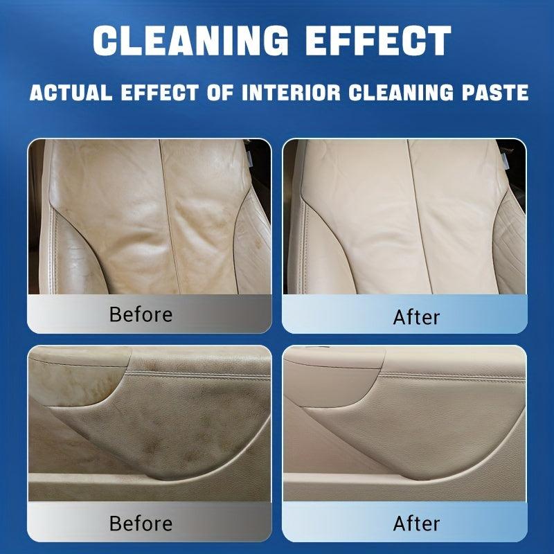 Car Interior Cleaning Kit - Stain Removal, Leather Refurbish, Dashboard Clean