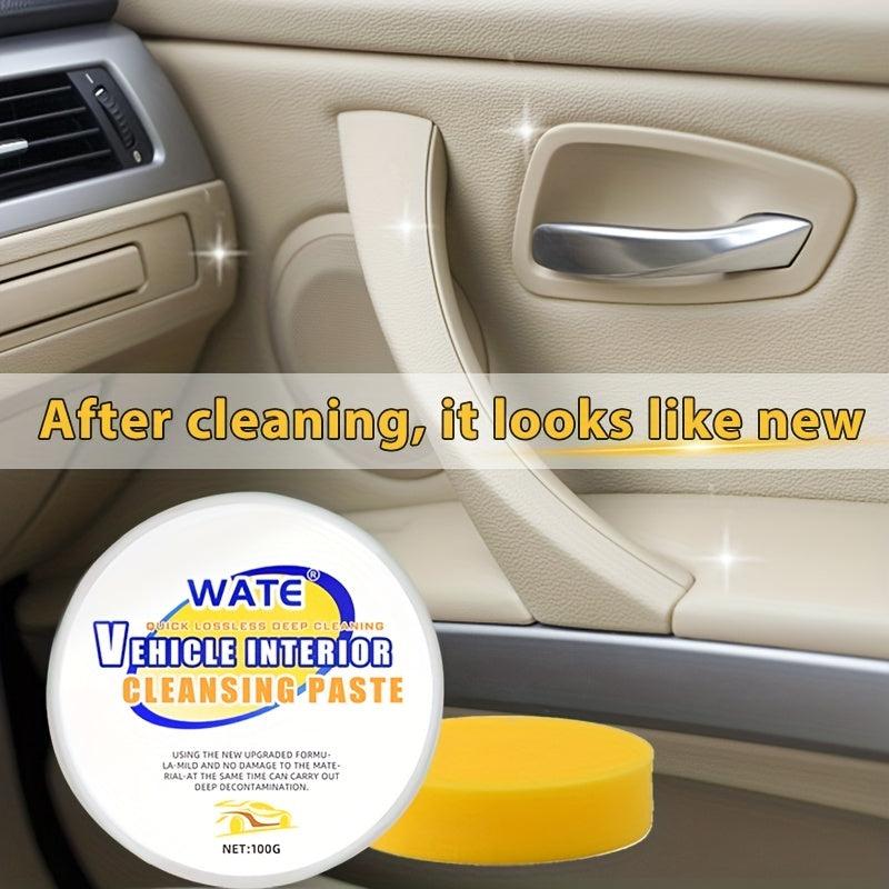 Car Interior Cleaning Kit - Stain Removal, Leather Refurbish, Dashboard Clean