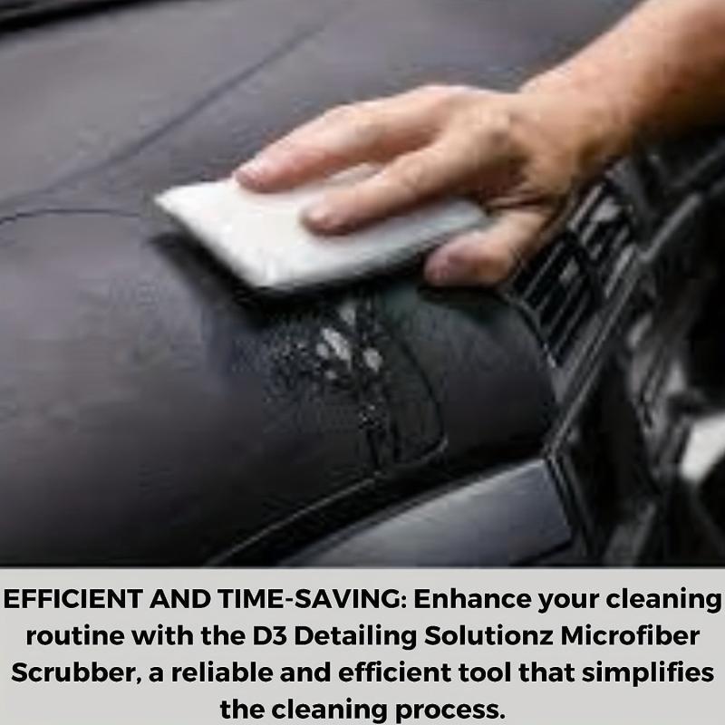 Soft Fiber Car Wash Pad for Leather Upholstery
