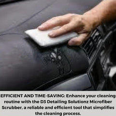Soft Fiber Car Wash Pad for Leather Upholstery