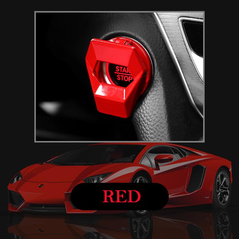 Car Engine Start Stop Switch Button Cover Decorative Auto Accessories