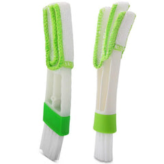 Car Cleaning Brush Double Slider Portable Air Conditioner Outlet Dust Too