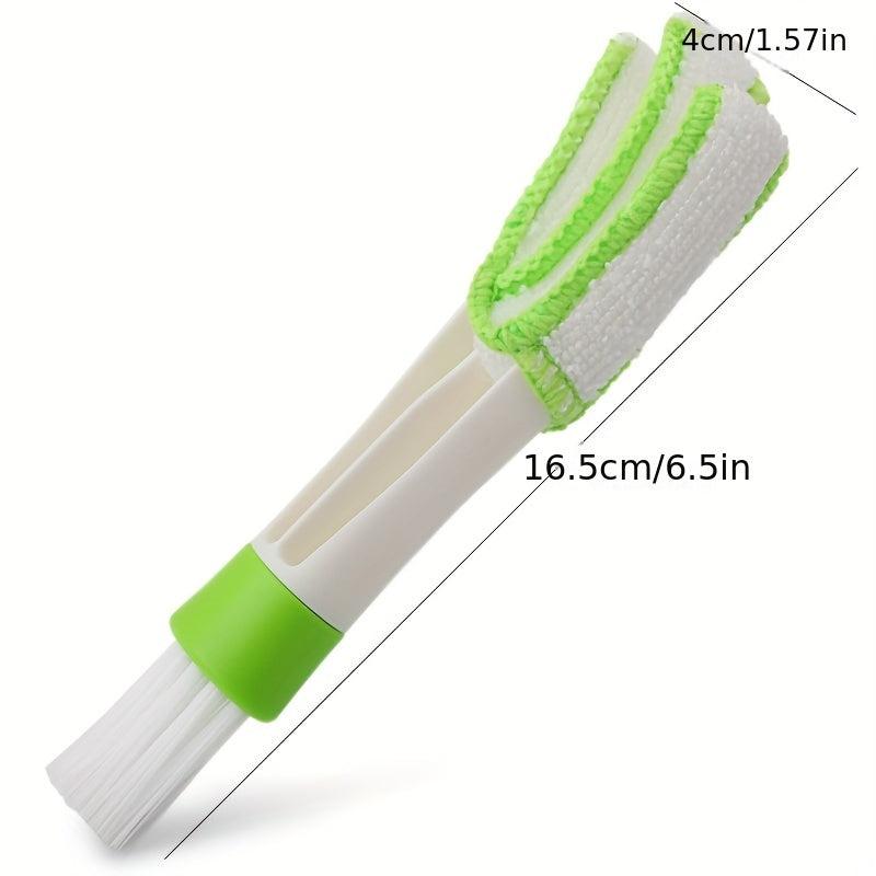 Car Cleaning Brush Double Slider Portable Air Conditioner Outlet Dust Too