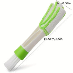 Car Cleaning Brush Double Slider Portable Air Conditioner Outlet Dust Too