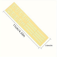 Car Window Button Luminous Sticker Set Night Fluorescent Decals