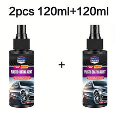 2 Bottles Car Plastic Coating Agent Leather Seat Maintenance Agent