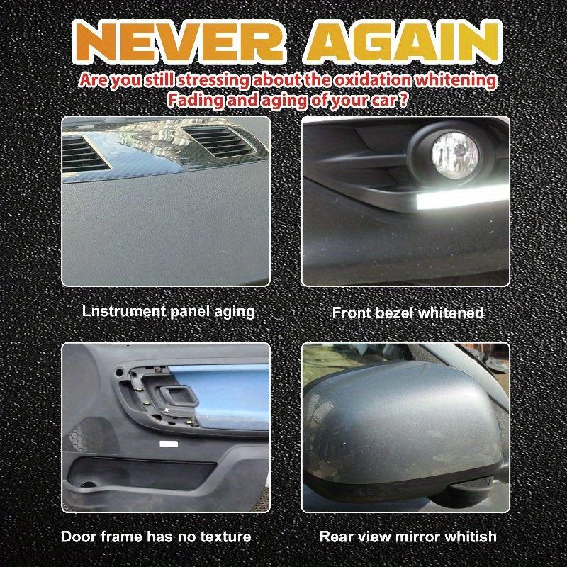 Car Plastic Refurbishment Agent Leather Gloss Cleaner Maintenance